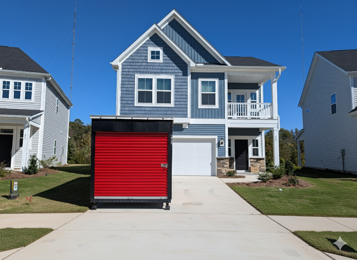 Packman Mobile Storage delivered to Driveway