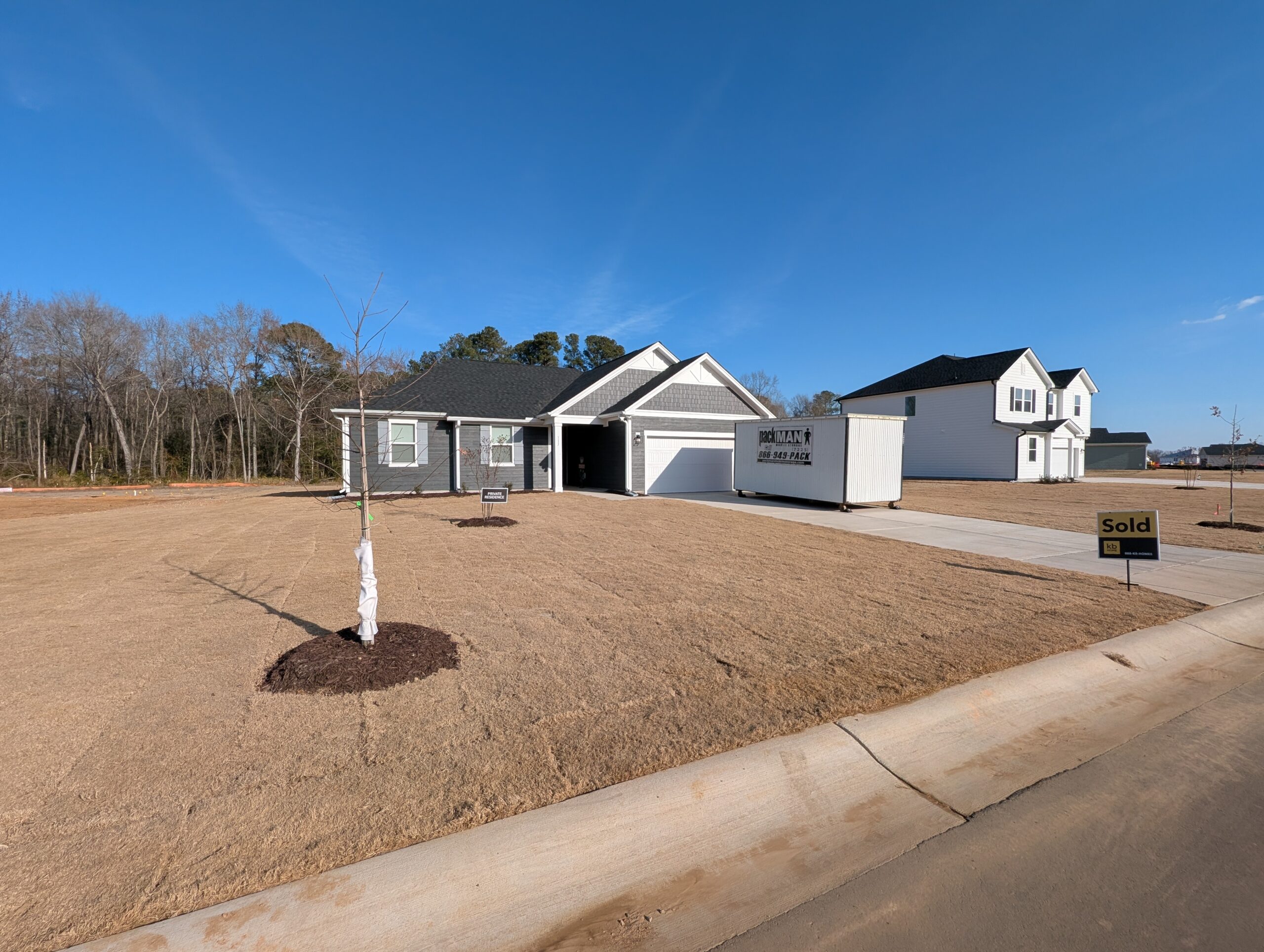 Packman Mobile Container in Driveway